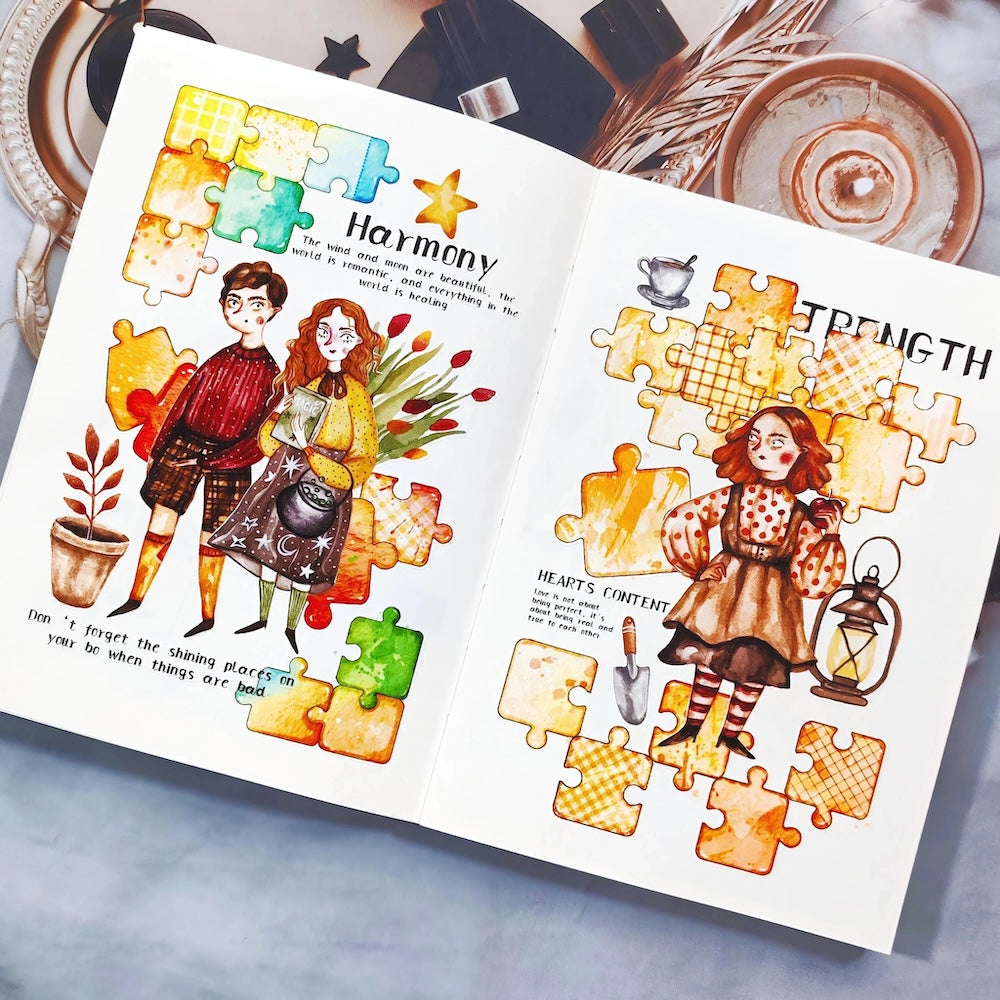 The Washi Tape Shop - Pre-Cut Pumpkin Spell Wide Washi/PET Tape