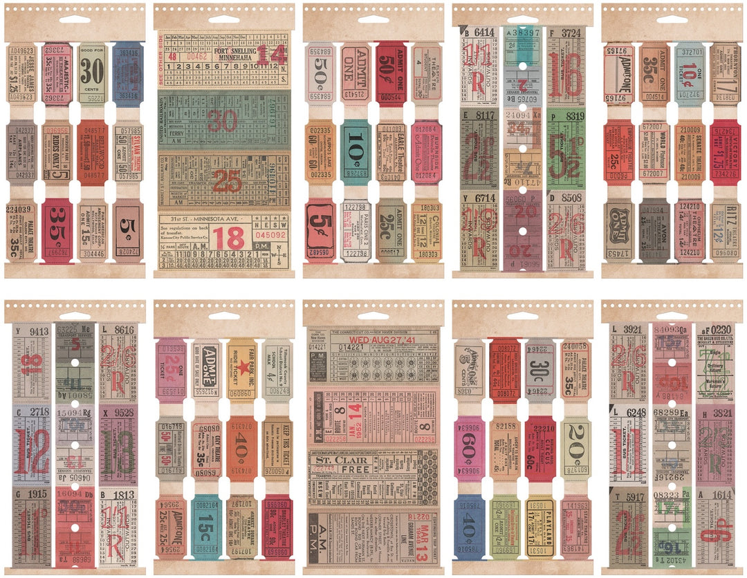 Tim Holtz - Spiral Bound Ticket Book