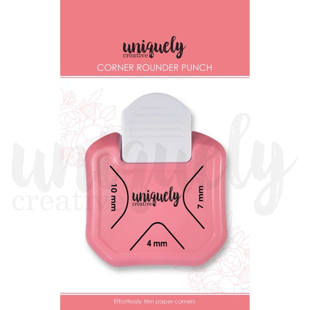 corner rounder punch in branded packaging with a white background