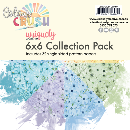 Uniquely Creative - Mini Paper Pack - Colour Crush 6" x 6"
