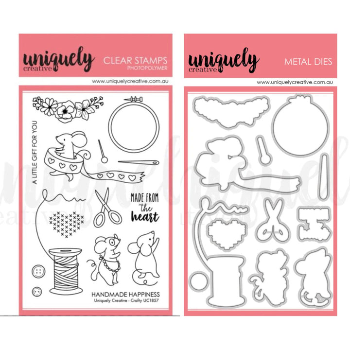 Uniquely Creative - Crafty Stamp & Fussy Cutting Die Set