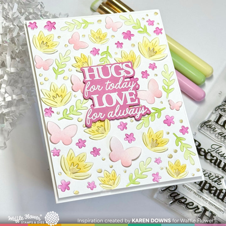 Waffle Flower - Paper Hug Sentiments Combo