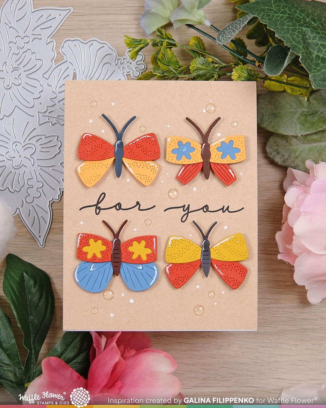 Waffle Flower - Mix-n-match Butterflies Die