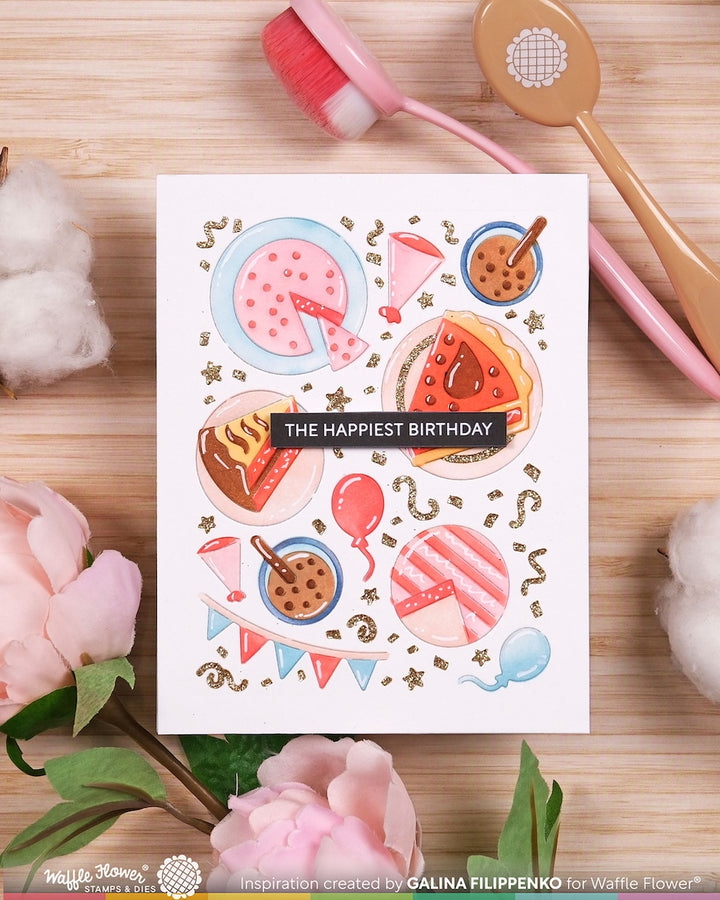 Waffle Flower - Cake Time Stencil