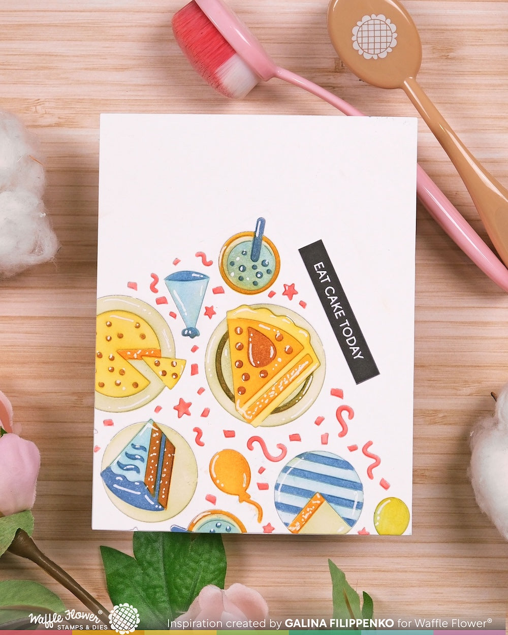 Waffle Flower - Subsentiments Cake Time Diecut
