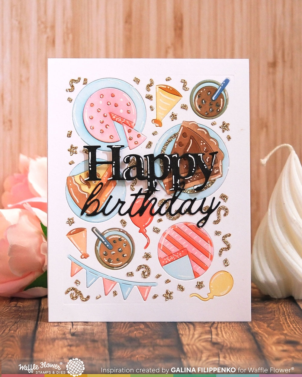 Waffle Flower - Cake Time Stencil