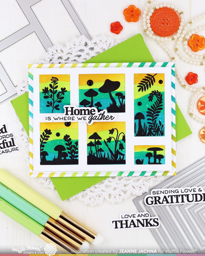 Waffle Flower - Grateful Heart Sentiments Combo