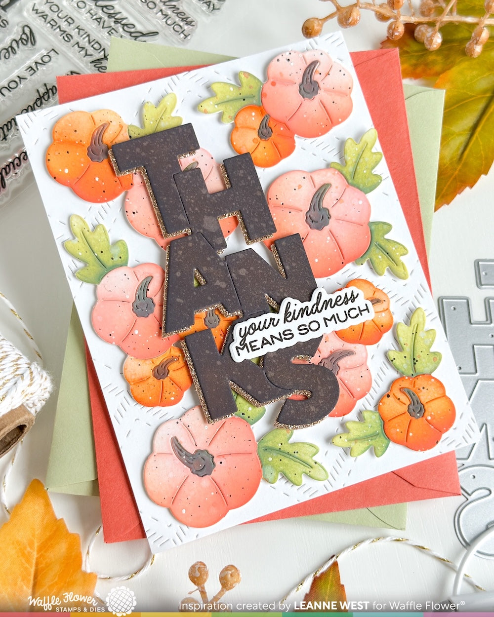 Waffle Flower - Grateful Heart Sentiments Combo