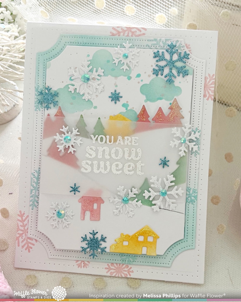 Waffle Flower - Snowy Hills Die