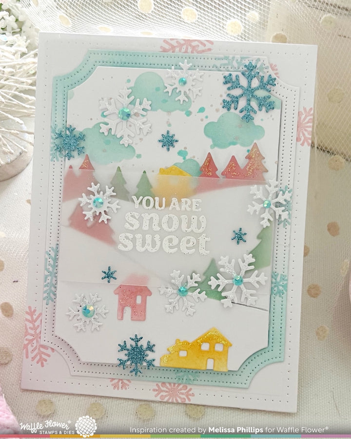 Waffle Flower - Snowy Hills Die