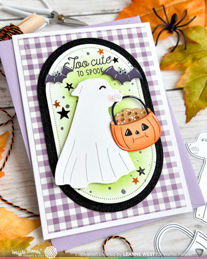 Waffle Flower Happy Haunting Dog Die - handmade card project by Leanne, photo 2