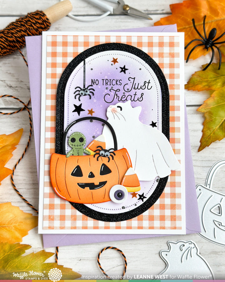 Waffle Flower Happy Haunting Cat Die - handmade card project by Leanne, photo 2