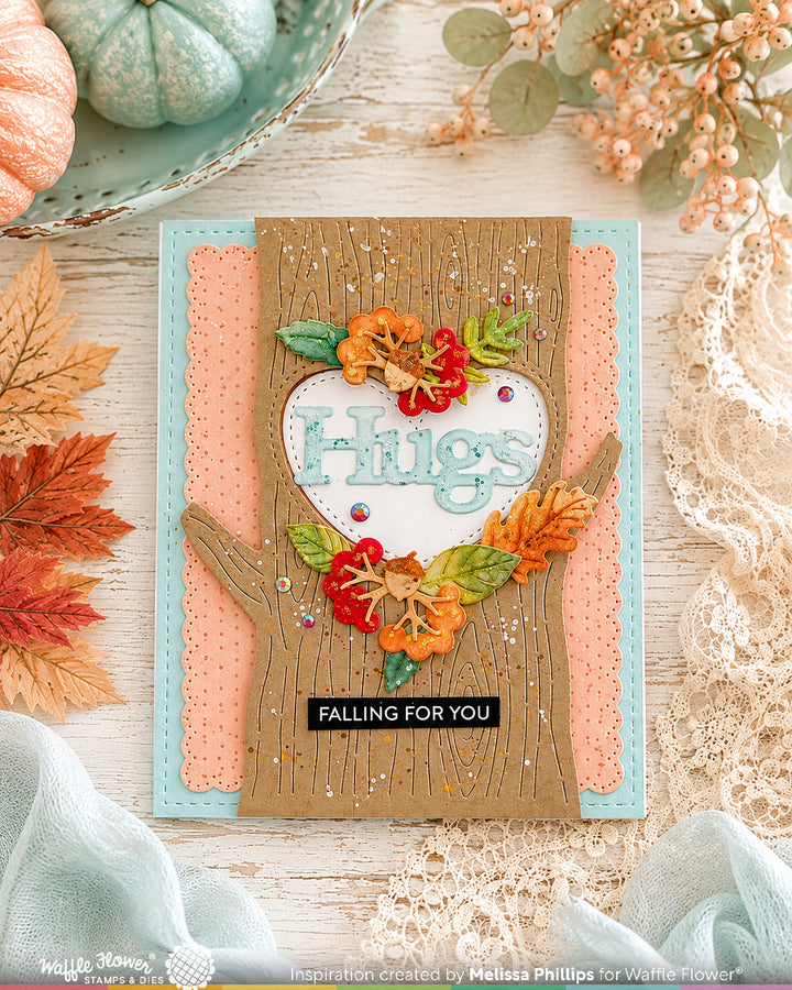 Waffle Flower Woodland Hugs Die - handmade card project by Melissa, photo 3