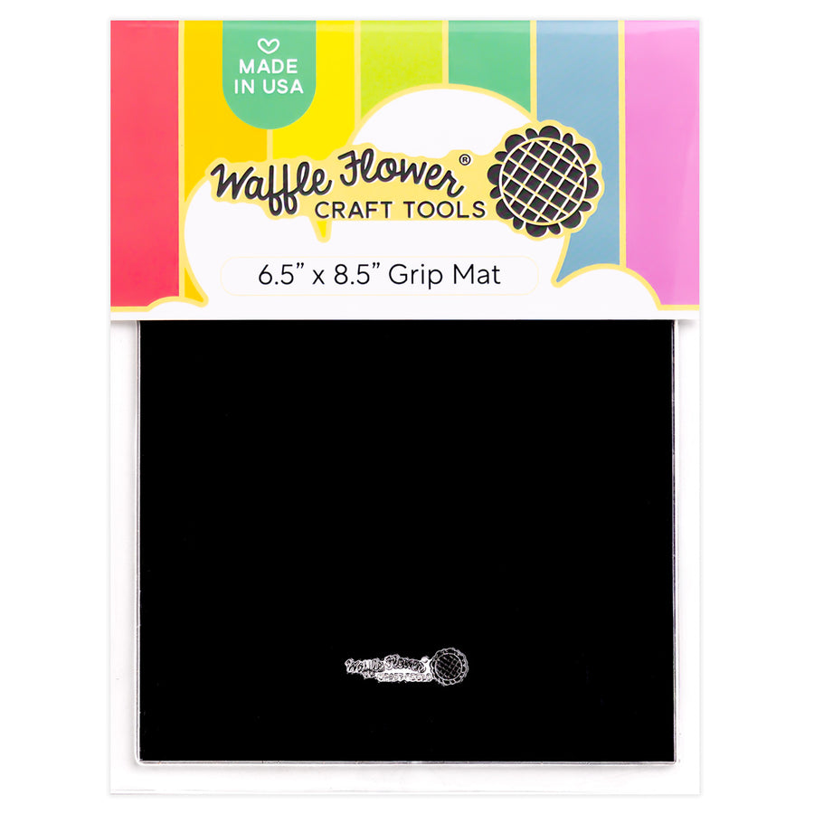 waffle flower 6 5x8 5 grip mat black wft094p Sticky mat