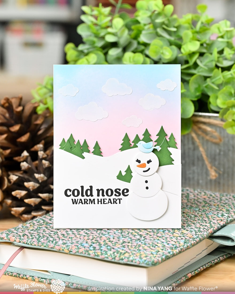 Waffle Flower - Snowy Hills Add-on Die