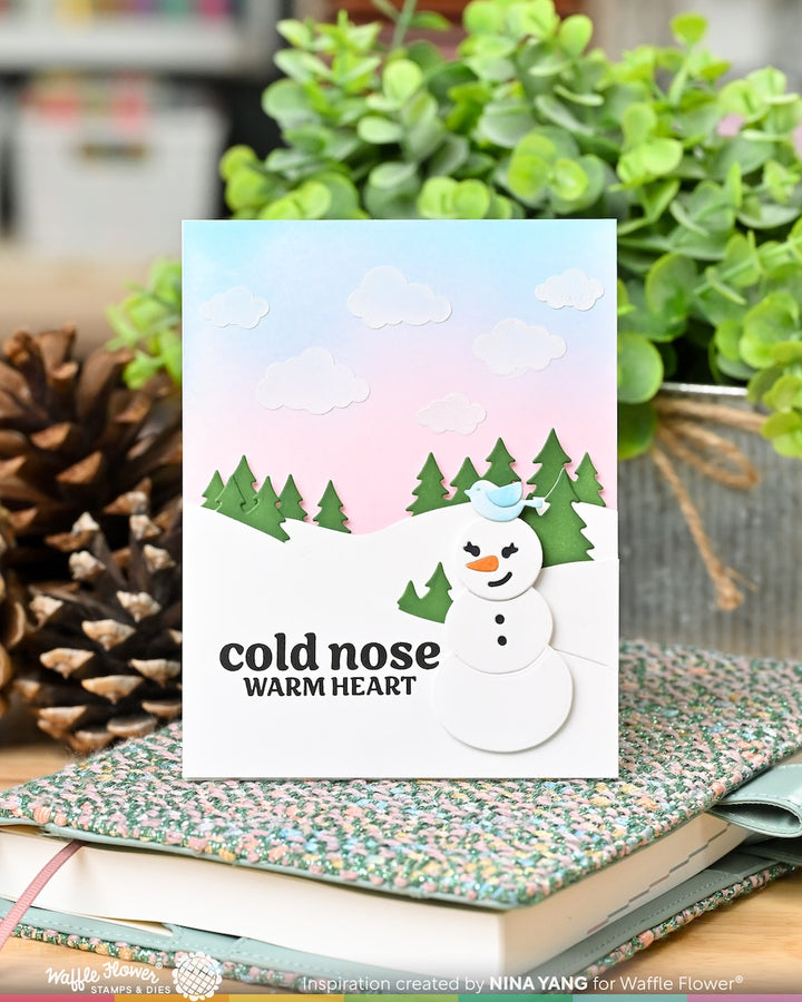 Waffle Flower - Snowy Hills Add-on Die