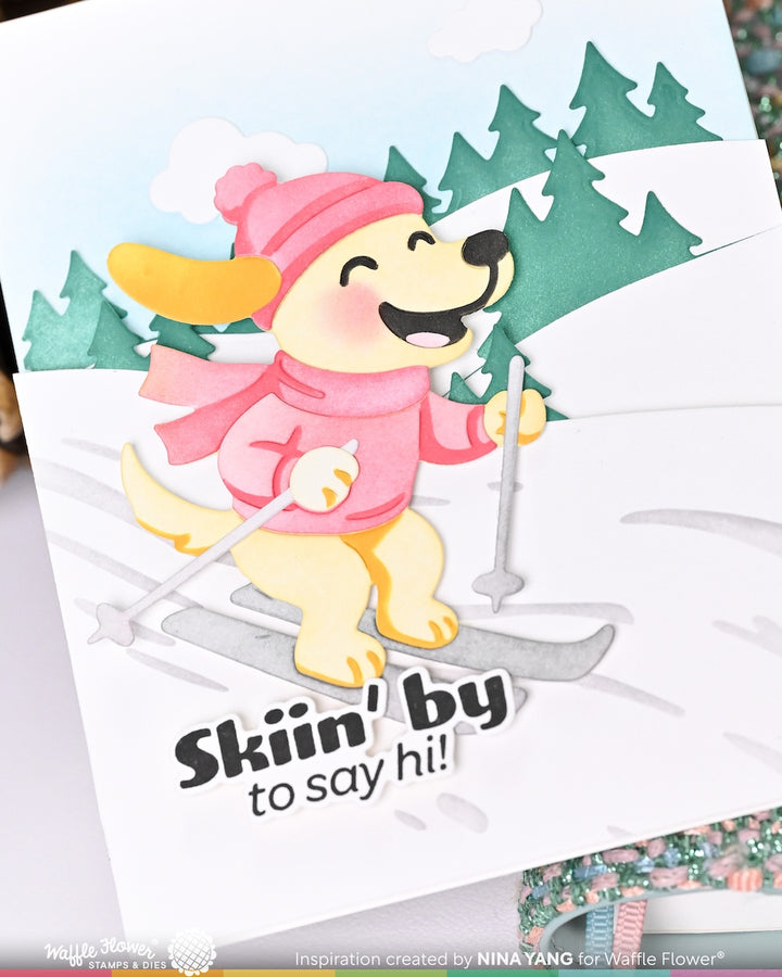 Waffle Flower - Snowy Hills Add-on Die