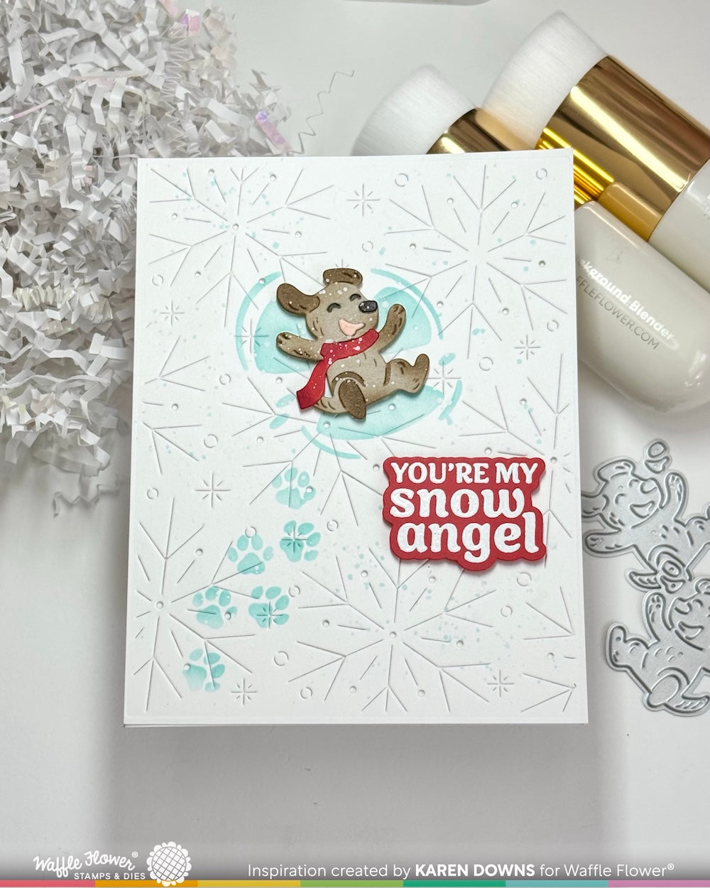 Waffle Flower - Snow Angel Sentiments Combo