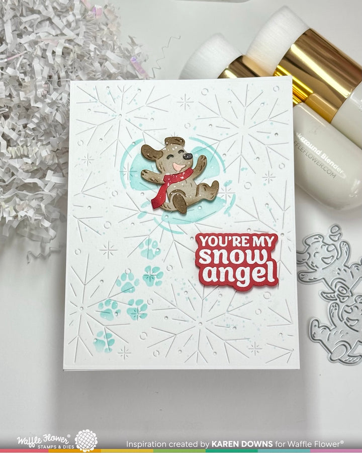 Waffle Flower - Snow Angel Sentiments Combo