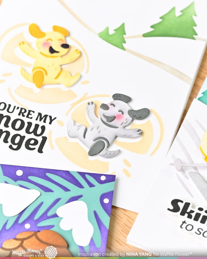 Waffle Flower - Snow Angel Sentiments Combo