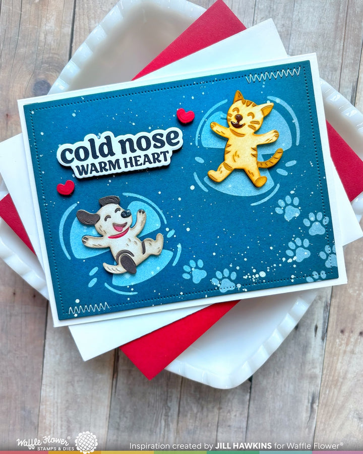 Waffle Flower - Snow Angel Sentiments Combo