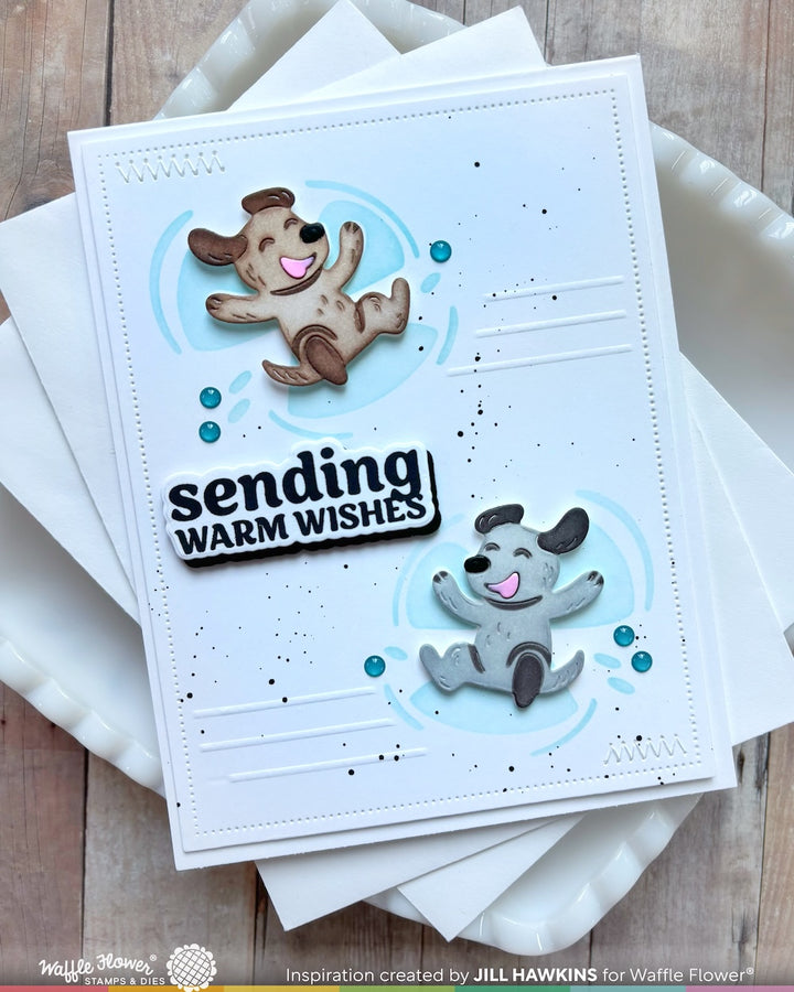 Waffle Flower - Snow Angel Sentiments Combo