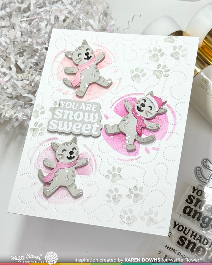 Waffle Flower - Postage Collage Winter Add-ons Die