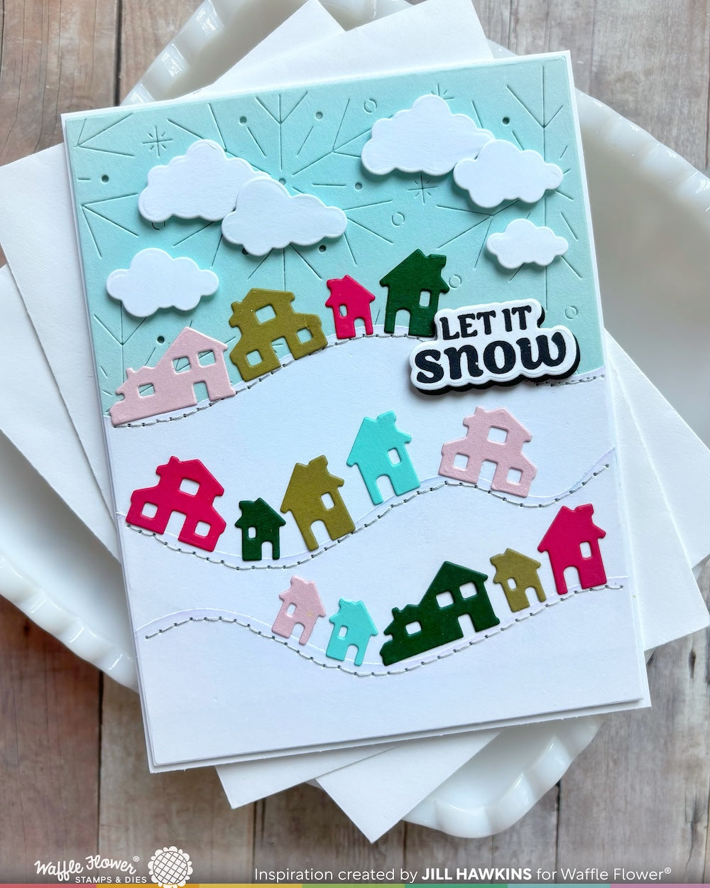 Waffle Flower - Snowy Hills Add-on Die