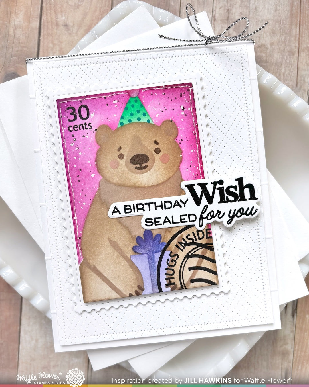 Waffle Flower - Nesting Postage Collage Blocks Die
