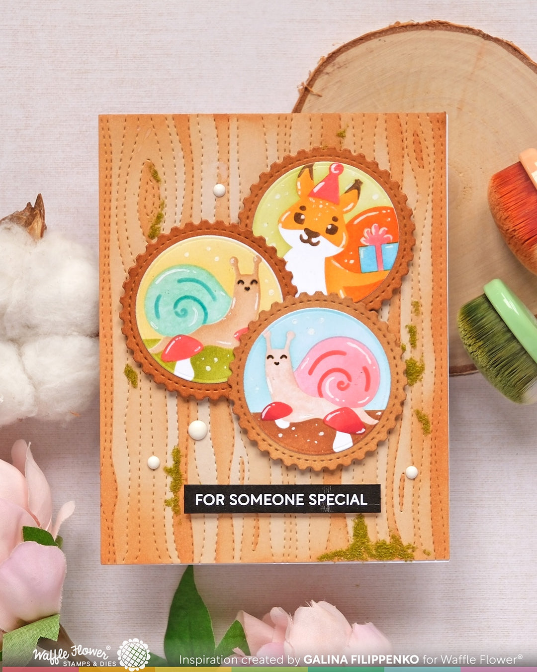 Waffle Flower - Nesting Postage Collage Blocks Die