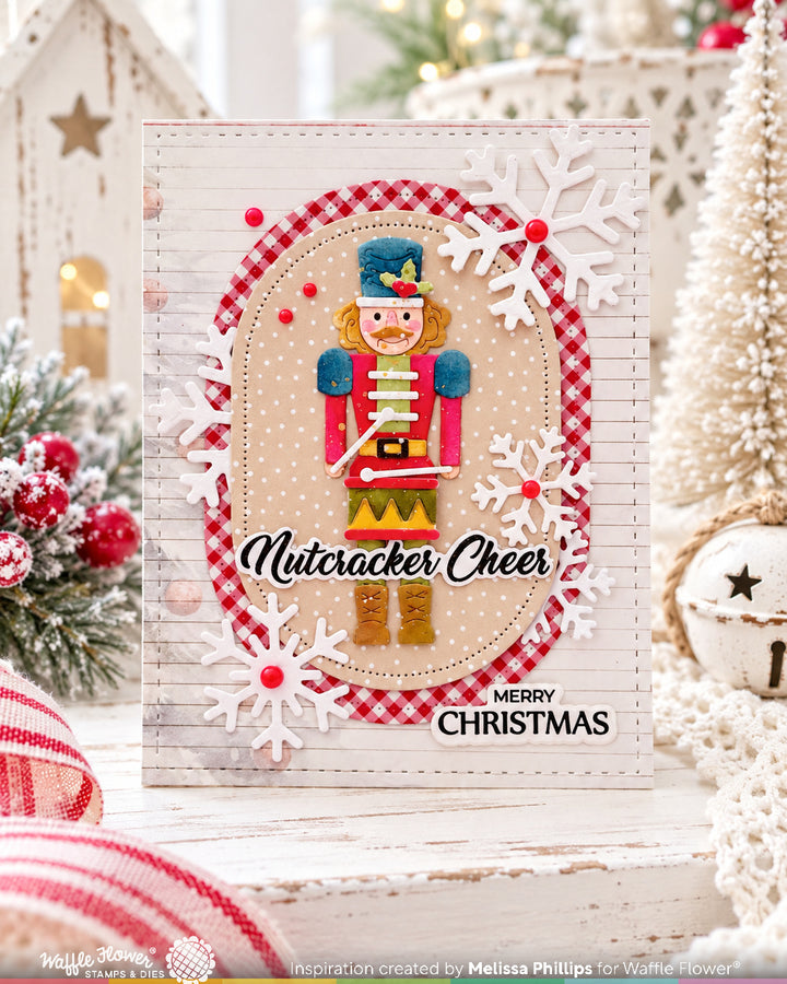 Project made with the Waffle Flower Nutcracker Die by Melissa