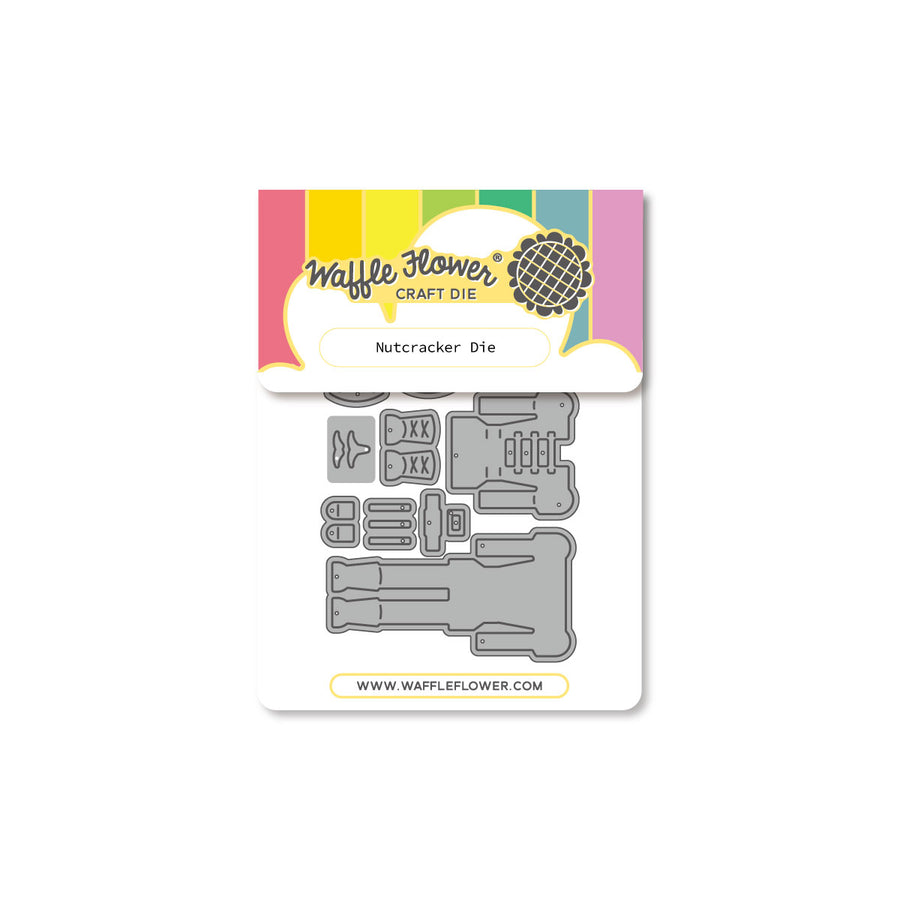 Waffle Flower Nutcracker Die in its packaging