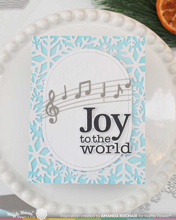 Project made with the Waffle Flower Snowflake Frame Die by Amanda