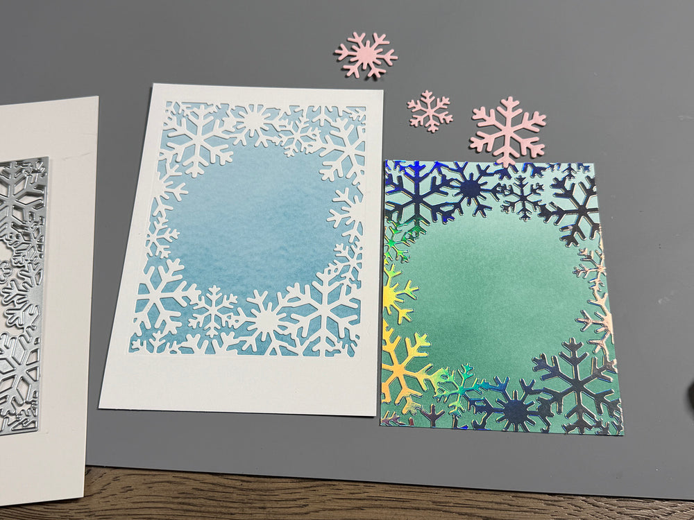 Waffle Flower Snowflake Frame Die featured project