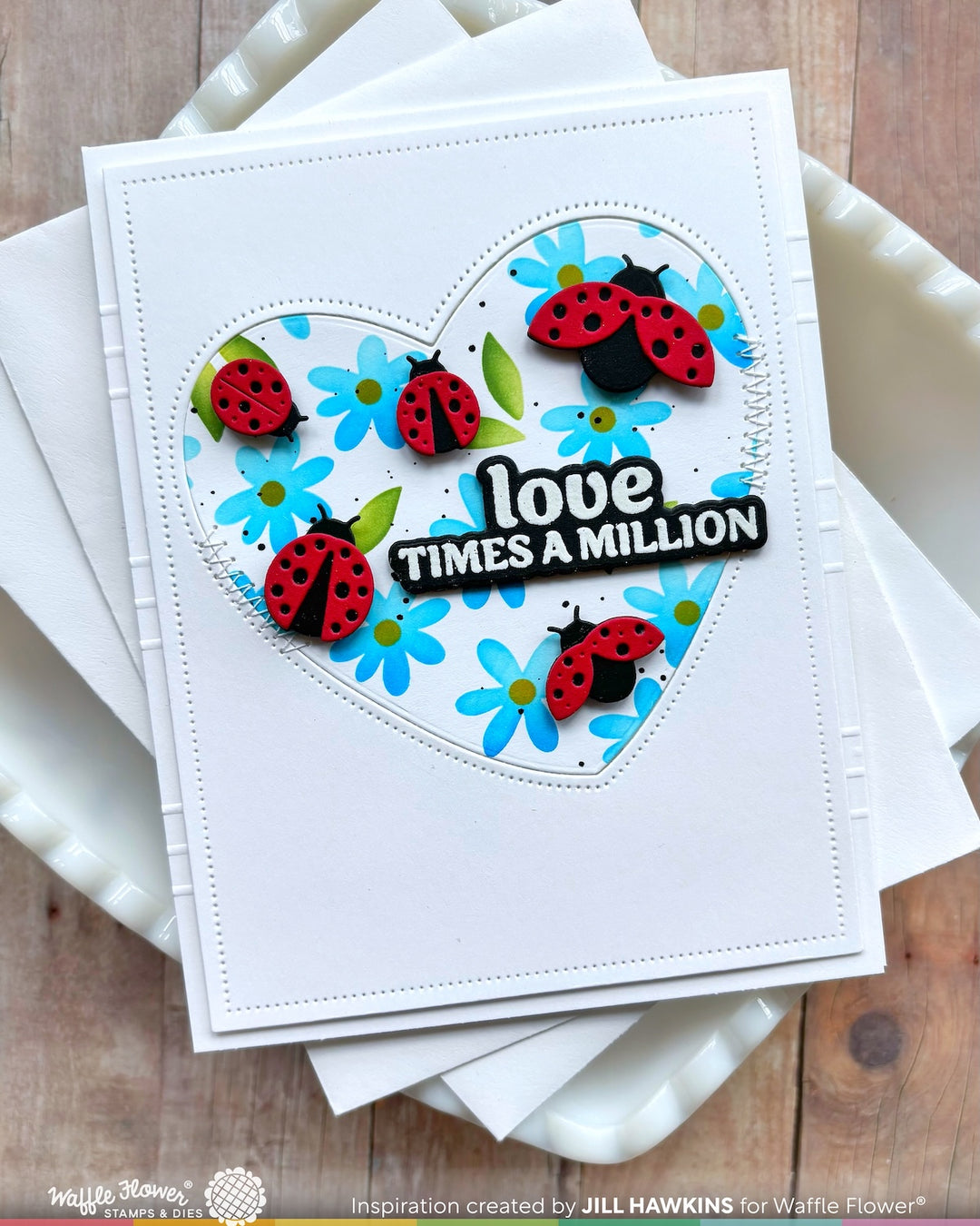 Waffle Flower - Ladybug Die