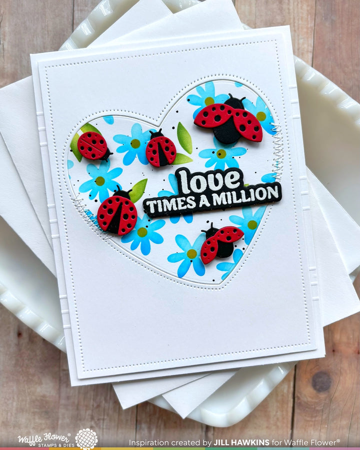 Waffle Flower - Ladybug Die