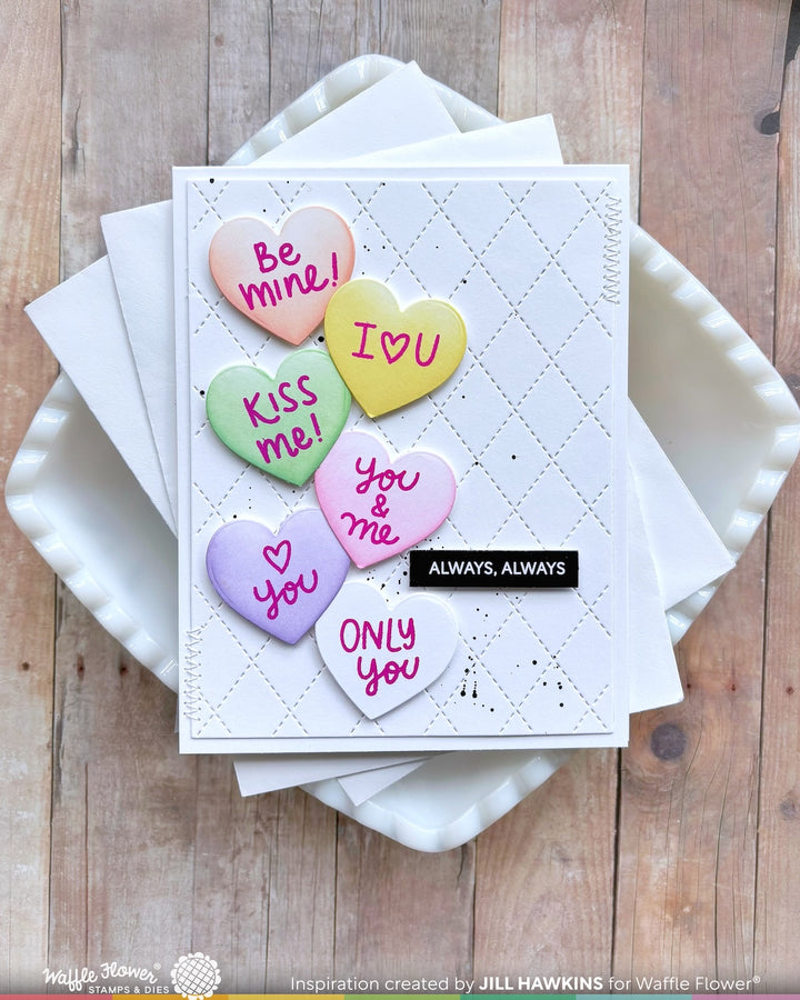 Waffle Flower - Shape of My Heart Die