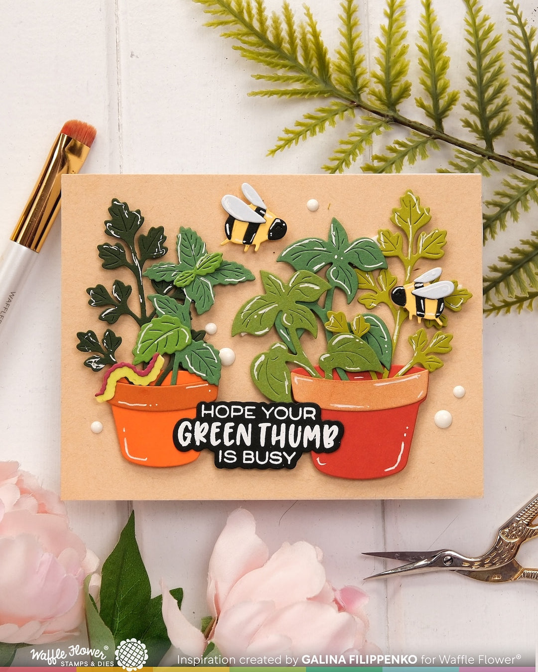 Waffle Flower - Green Thumb Sentiments Combo
