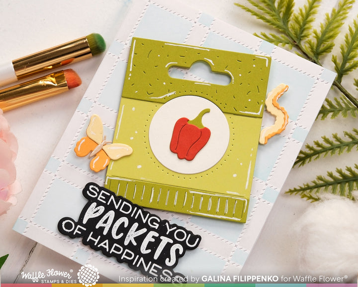 Waffle Flower - Seed Packet Die