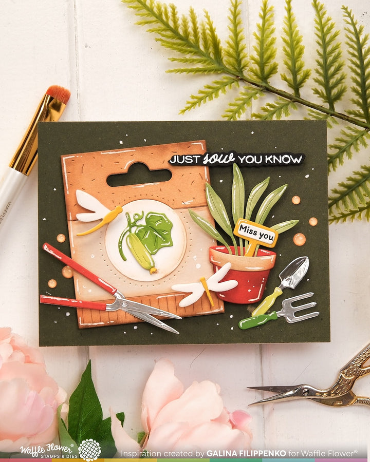 Waffle Flower - Seed Packet Die