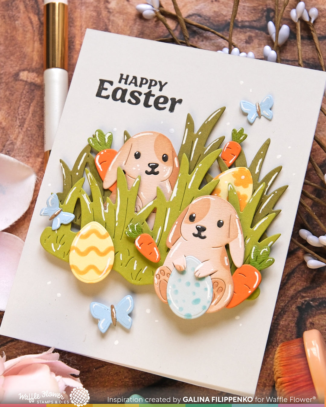 Waffle Flower - Small Patterns Stencil