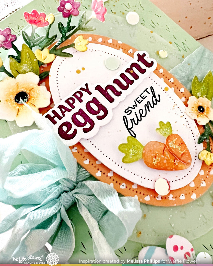 Waffle Flower - Grass Texture Die