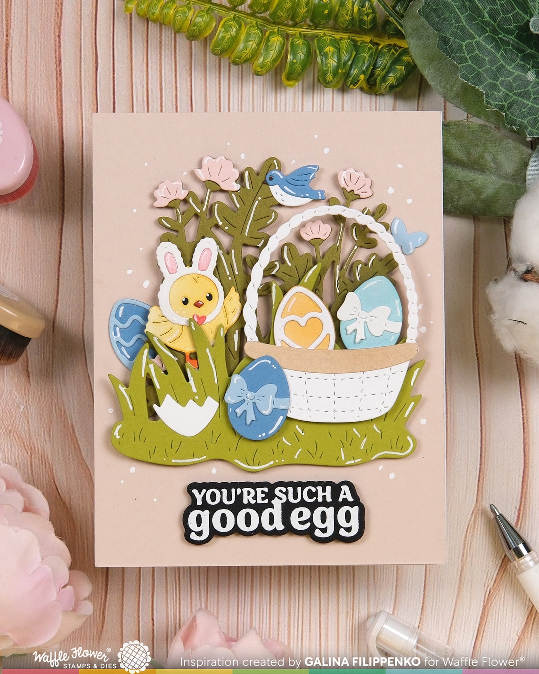 Waffle Flower - Postage Collage Egg Hunt Icons Die