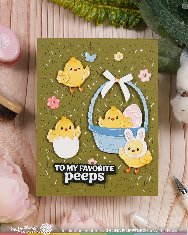 Waffle Flower - Postage Collage Egg Hunt Icons Die