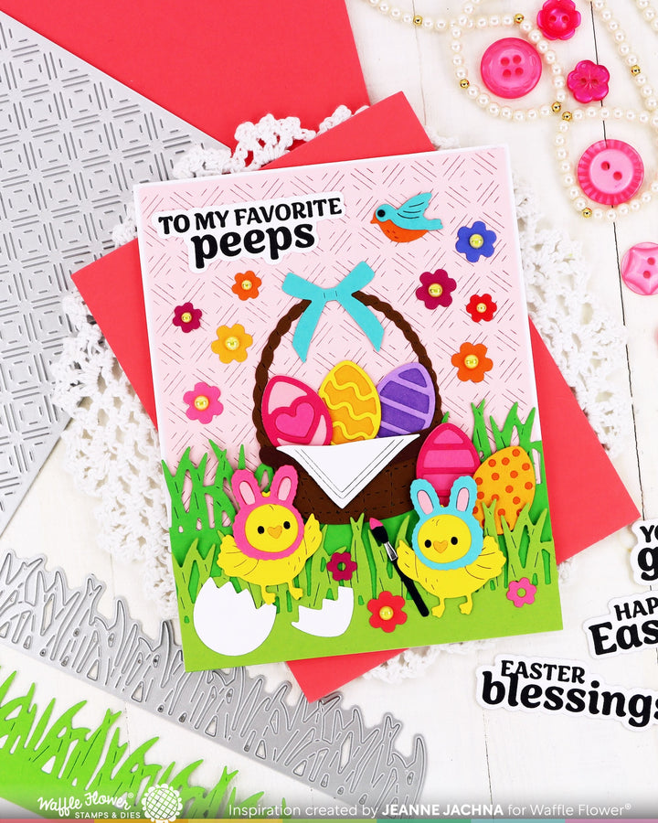 Waffle Flower - Postage Collage Egg Hunt Icons Die
