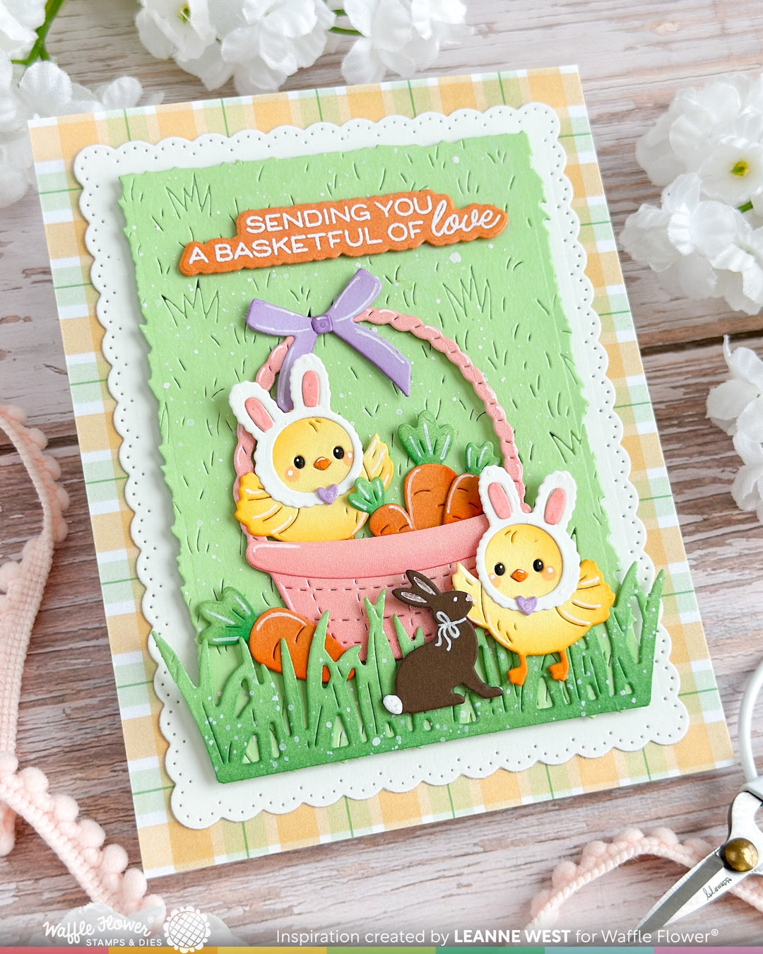 Waffle Flower - Postage Collage Egg Hunt Icons Die