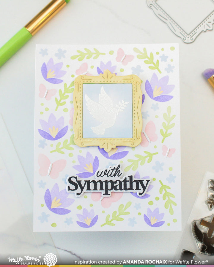 Waffle Flower - Postage Collage Easter Silhouettes Stamp Set