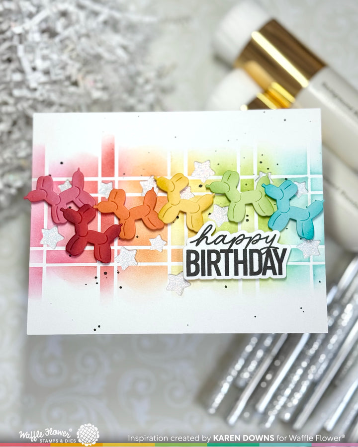 Waffle Flower - Picnic Plaid Stencil