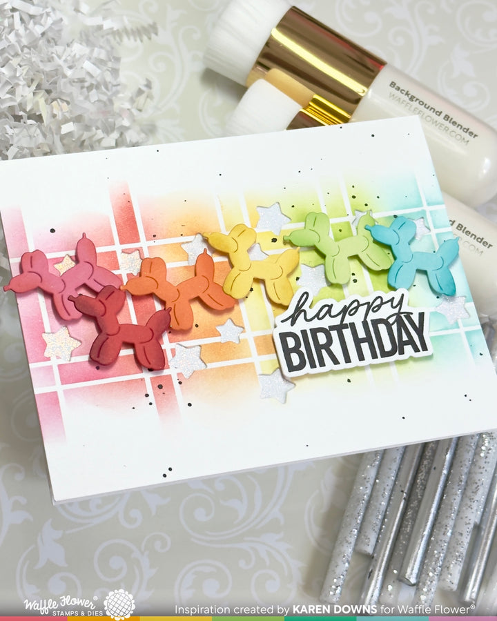 Waffle Flower - Picnic Plaid Stencil