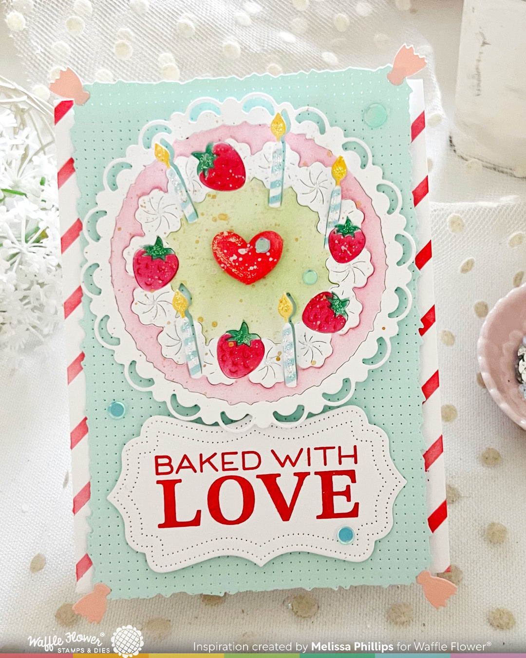 Waffle Flower - A7 Fringe Frames Die